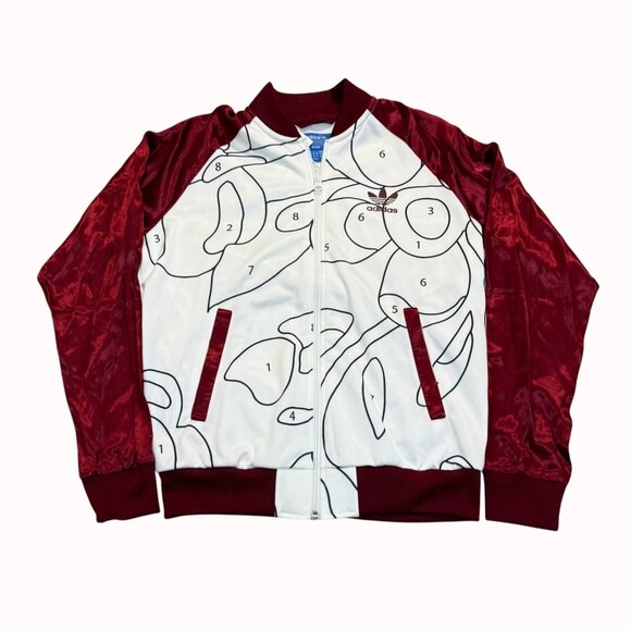 Adidas Rita Ora Womens Track Jacket Paint By Numbers Size S Athleisure Fashion - Picture 3 of 16